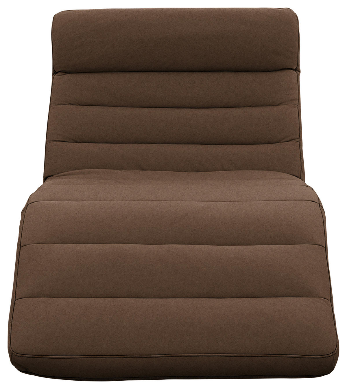 RELAXLIEGE in Mikrofaser Braun  - Schwarz/Braun, Design, Textil/Metall (95/91/170cm) - Chilliano