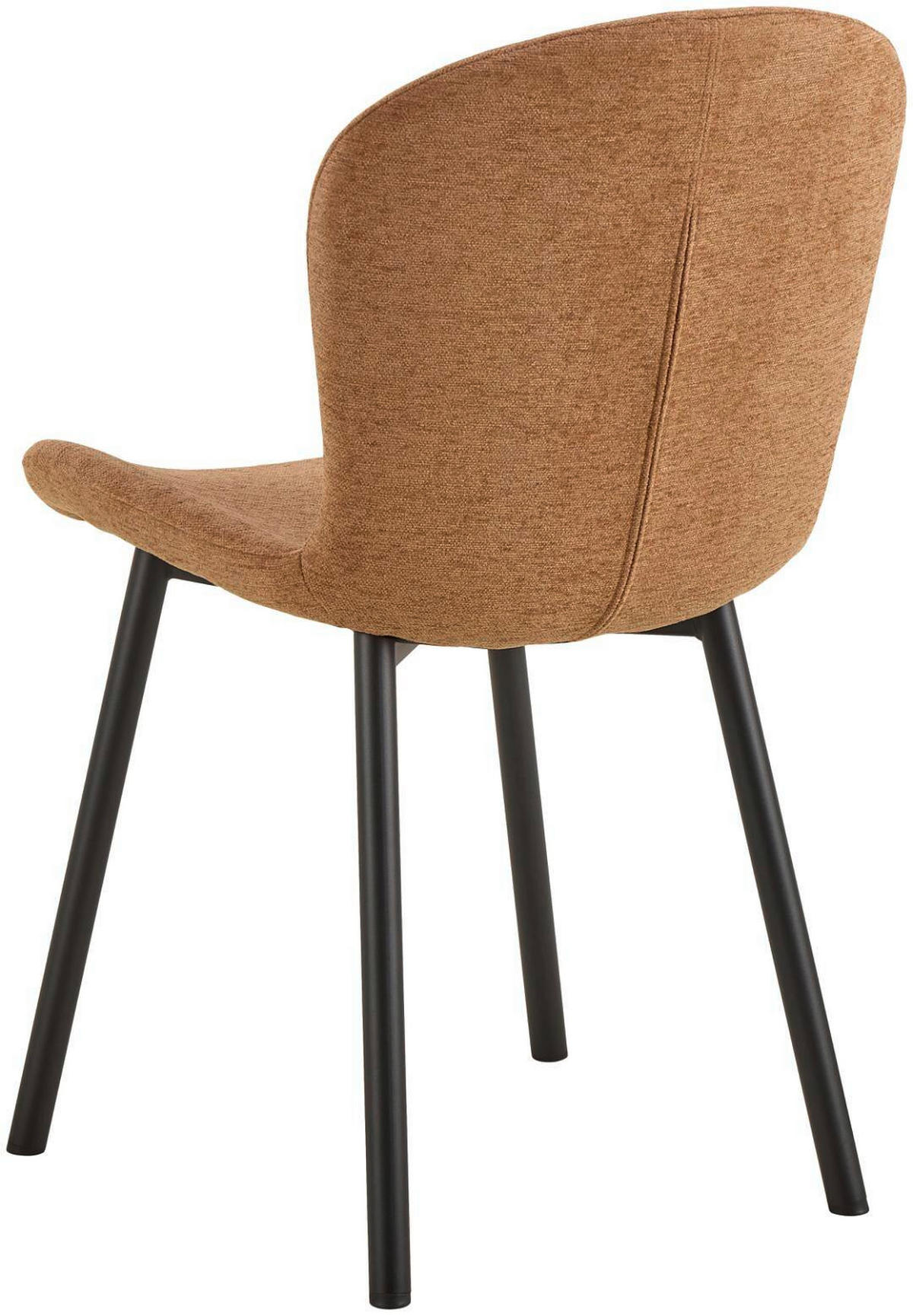 STOL 2 styck  flatväv  svart, terrakotta  - svart/terrakotta, Trend, metall/textil (50/86/58cm) - Best Price