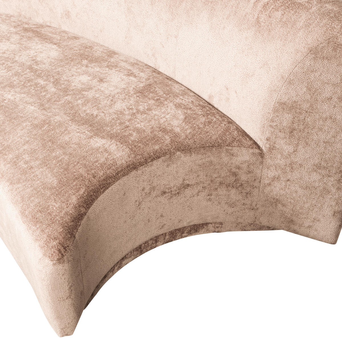 2-SITZER-SOFA in Chenille Naturfarben  - Naturfarben, Design, Holz/Holzwerkstoff (215/72/97cm) - Livetastic
