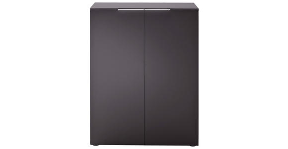 GARDEROBE 3-teilig in 135/190/39 cm - Eichefarben/Anthrazit, Design, Holzwerkstoff (135/190/39cm) - Carryhome