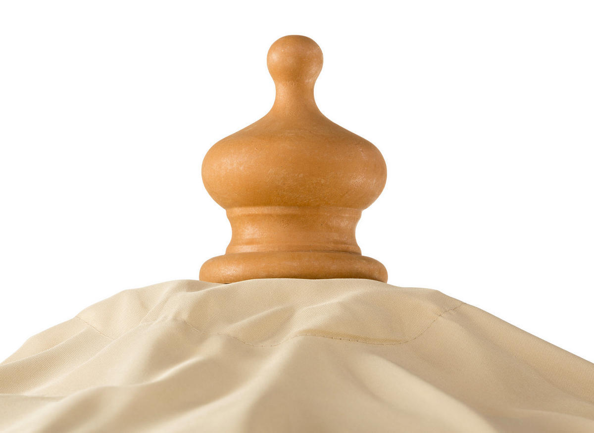 SLUNEČNÍK 300/257/300 cm - přírodní barvy/barvy buku, Basics, kov/textil (300/257/300cm)