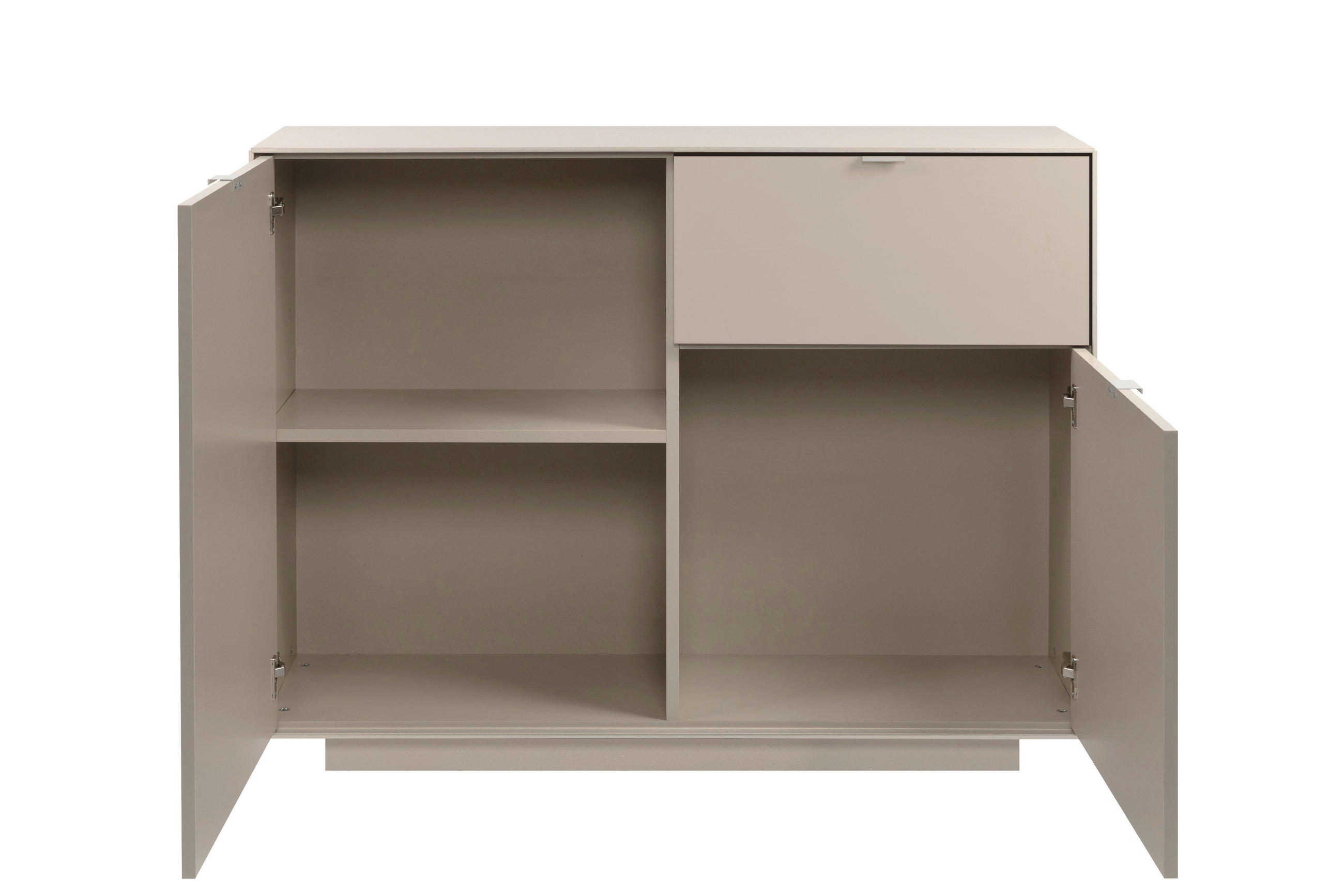 KOMMODE Sofia  in 120/90/37,5 cm  - Sandfarben, Design, Holzwerkstoff/Kunststoff (120/90/37,5cm) - MID.YOU