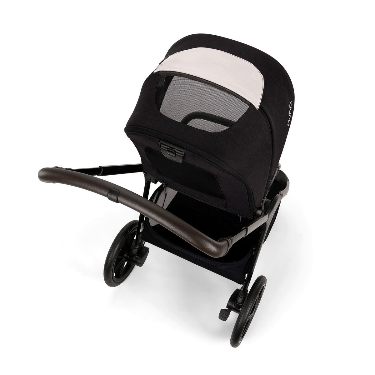 KINDERWAGENSET  TRIV lx Caviar  Caviar  - Schwarz, Basics, Kunststoff/Metall (96/58/109cm) - Nuna