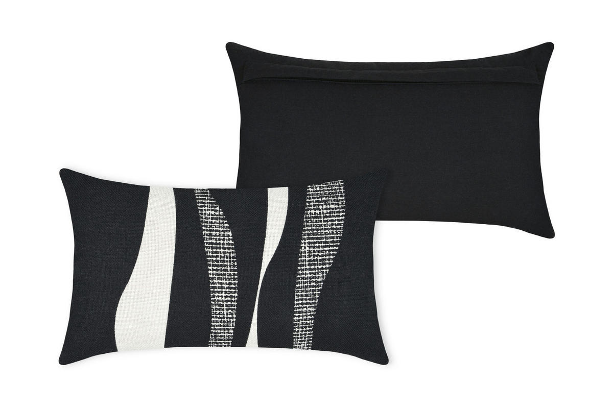 UKRASNI JASTUK   PETER  - crna, Konvencionalno, tekstil (30/50cm)