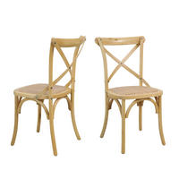 ARMLEHNSTUHL-SET 2 Stück  in  - Naturfarben, MODERN, Holz (48/89/52cm) - MID.YOU