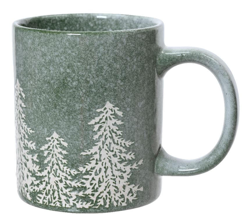 TASSE  - Grün, Basics, Stein (8,00/12,00/9,50cm) - X-Mas