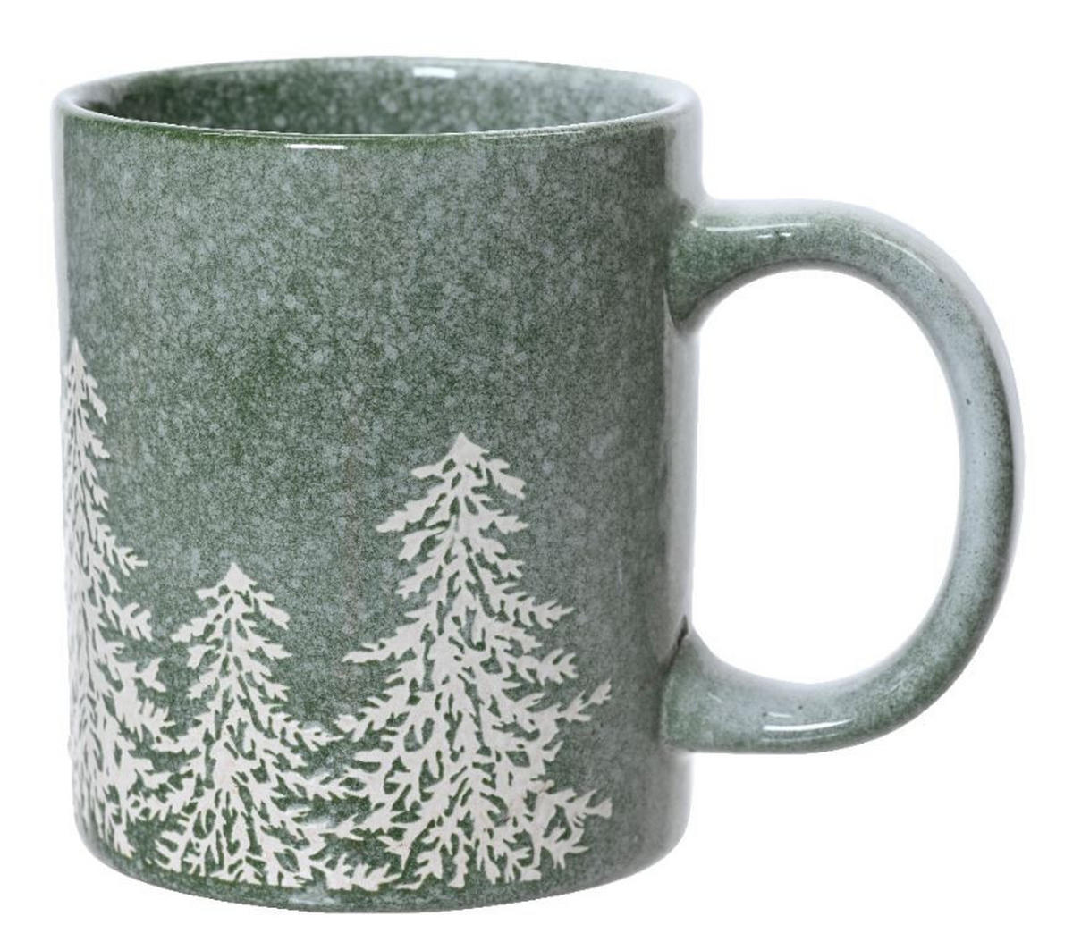 TASSE  - Grün, Basics, Stein (8,00/12,00/9,50cm) - X-Mas