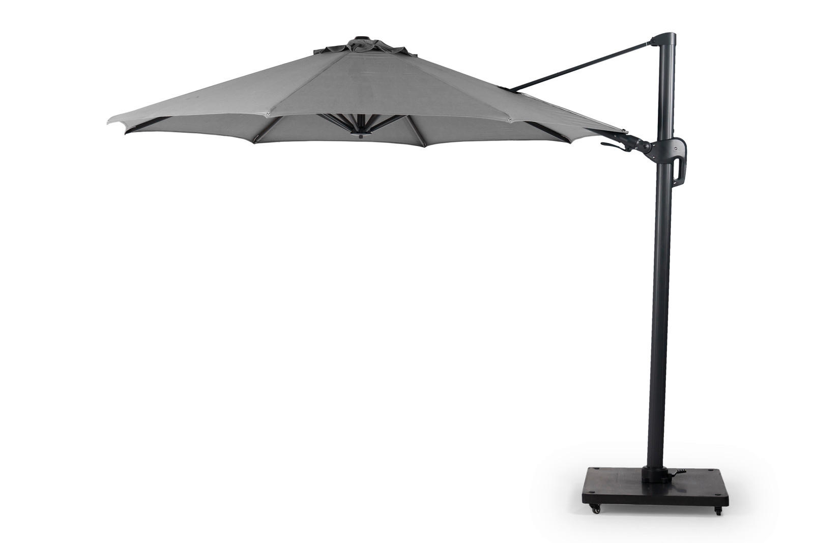 AMPELSCHIRM   - Anthrazit/Hellgrau, Basics, Textil/Metall (350/255cm) - Tierra Outdoor