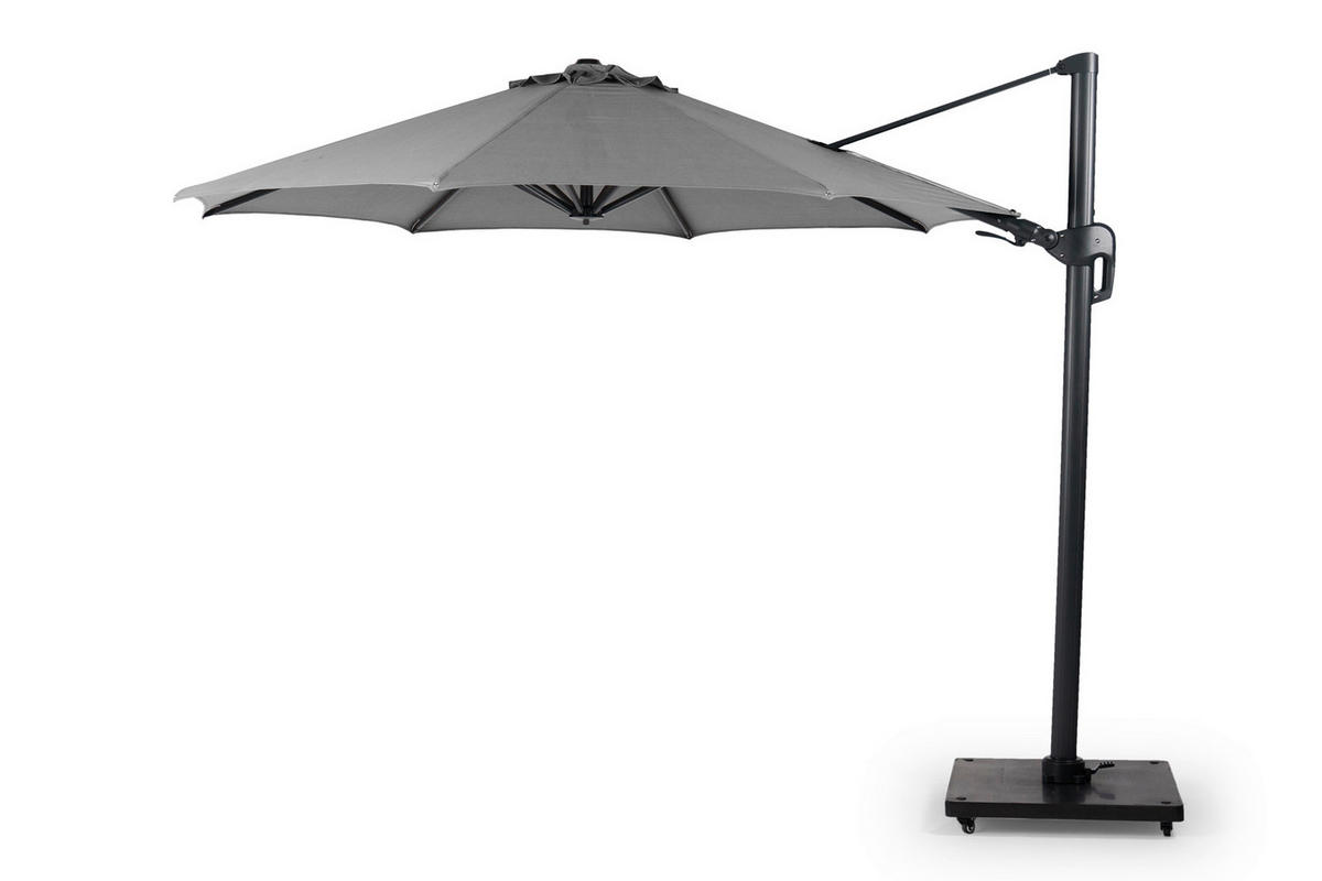 AMPELSCHIRM   - Anthrazit/Hellgrau, Basics, Textil/Metall (350/255cm) - Tierra Outdoor