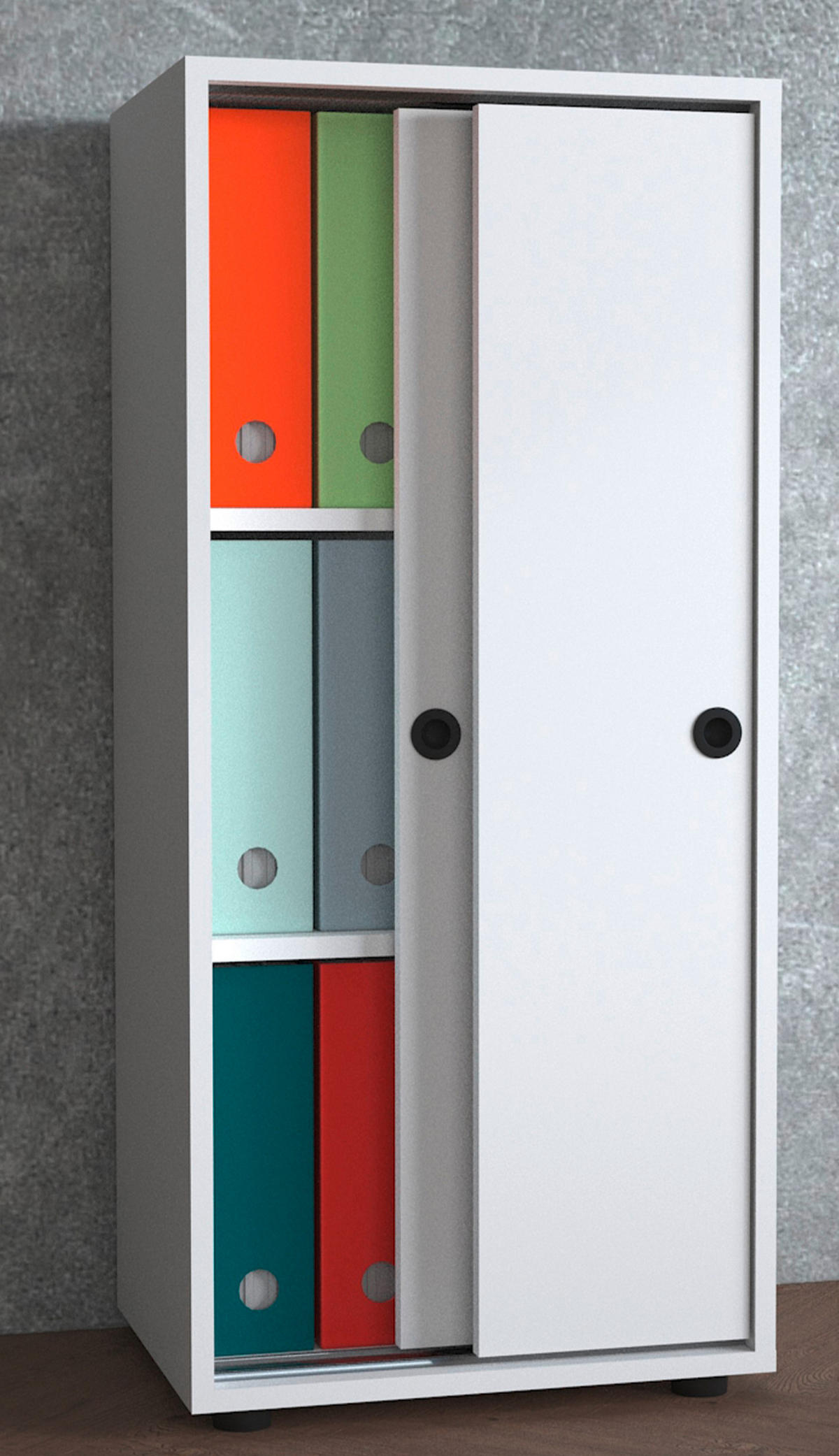 AKTENSCHRANK 49/109/38 cm  - Weiss, Design, Holzwerkstoff (49/109/38cm) - MID.YOU