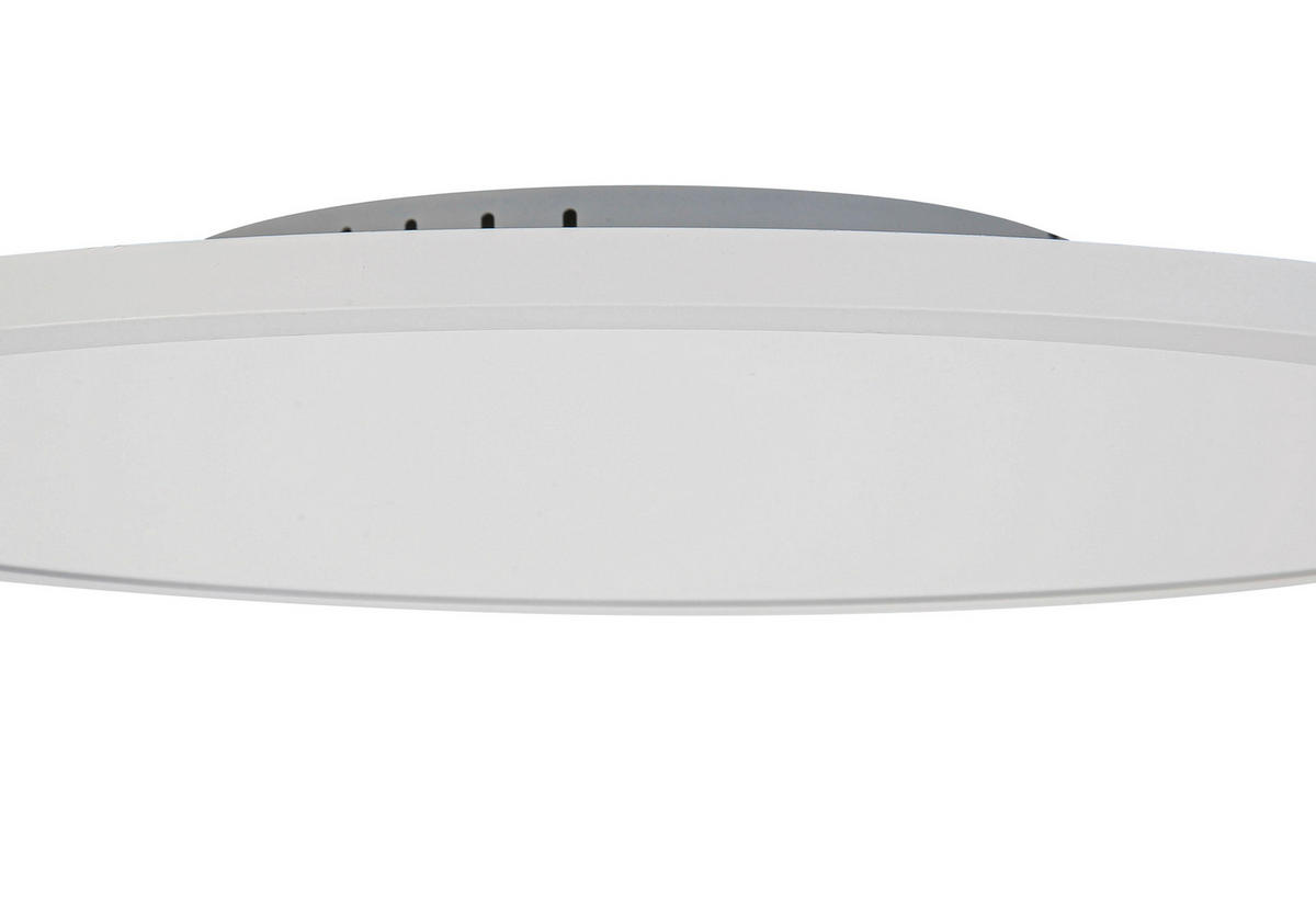 LED PANEL, 45/5 cm  - bílá, Basics, kov/plast (45/5cm) - Novel