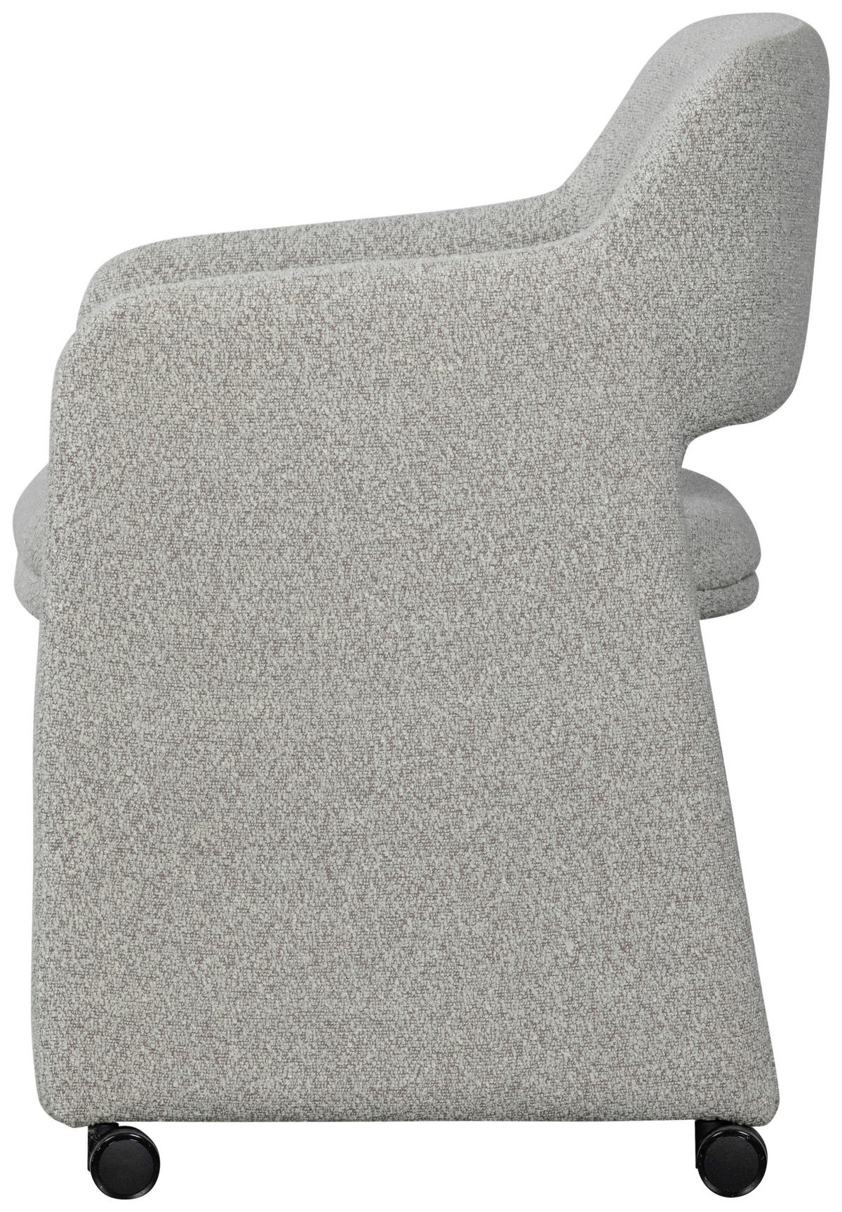 ARMLEHNSTUHL   Bouclé  - Greige, MODERN, Kunststoff/Textil (59/79/58cm) - Livetastic