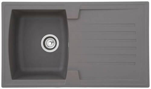 DISKHO 1712BOSTON86X50G  - grå, Trend, glas/plast (86/20/50cm) - Respekta