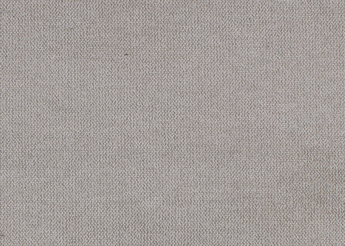 HOCKER in Textil Taupe  - Taupe/Silberfarben, Design, Textil/Metall (137/43/74cm) - Cantus