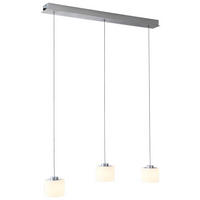 LED-HÄNGELEUCHTE 110/20/150 cm  - Alufarben, Design, Metall (110/20/150cm) - Hell