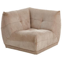 SOFFMODUL i manchester taupe  - taupe, Trend, textil (105/80/105cm) - Livetastic