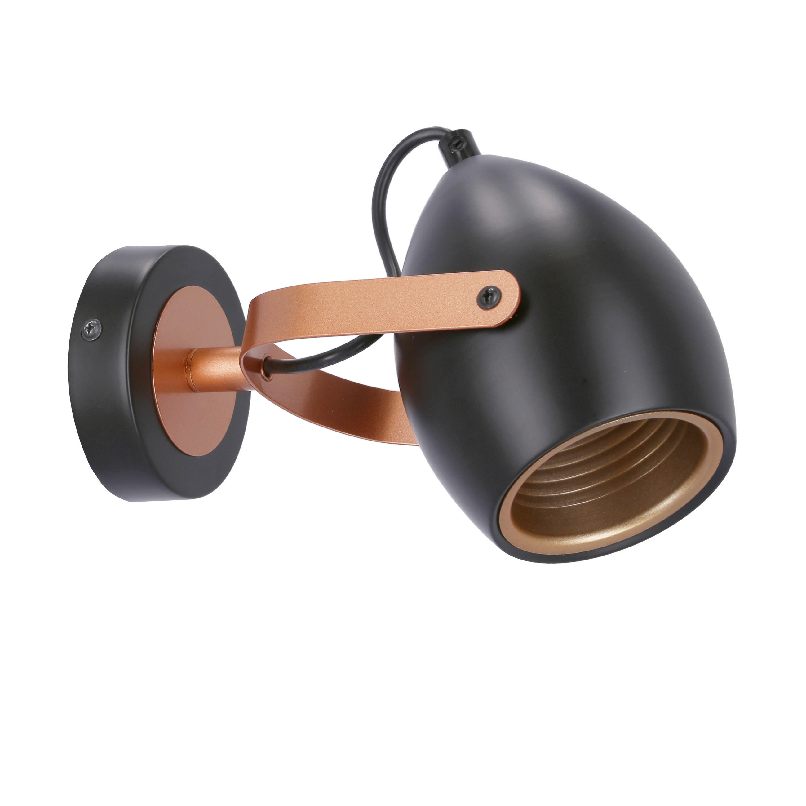 WANDLEUCHTE 16/23/10 cm  - Schwarz, Design, Metall (16/23/10cm)