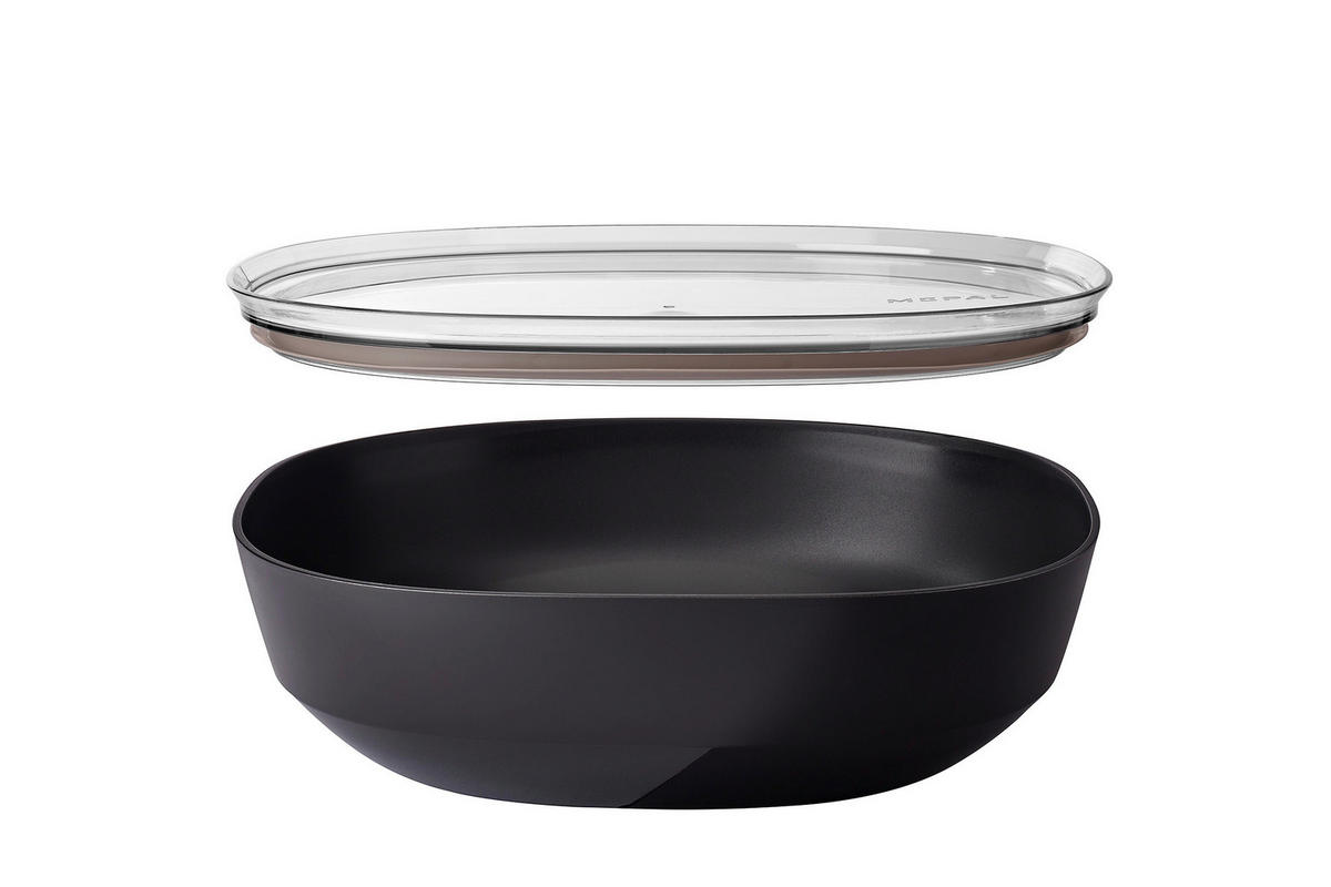 SALATSET  2-teilig 30,1 cm  - Schwarz, KONVENTIONELL (30,1cm) - Mepal