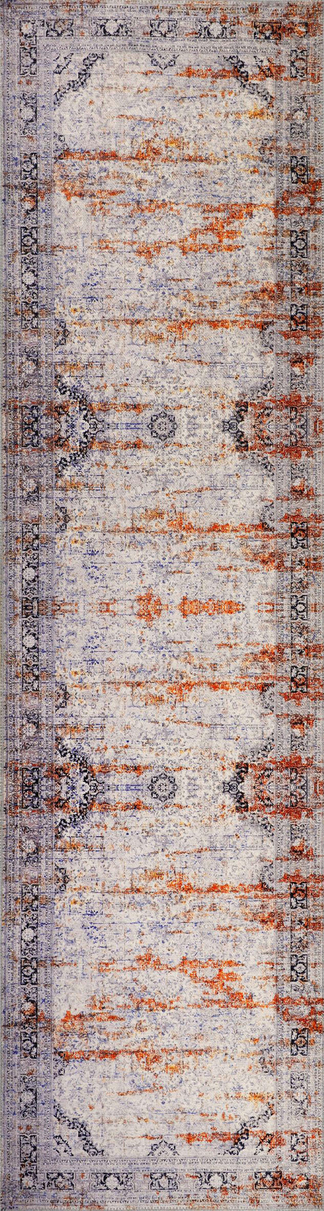 Novel BĚHOUN, 80/300 cm, oranžová - oranžová - textil