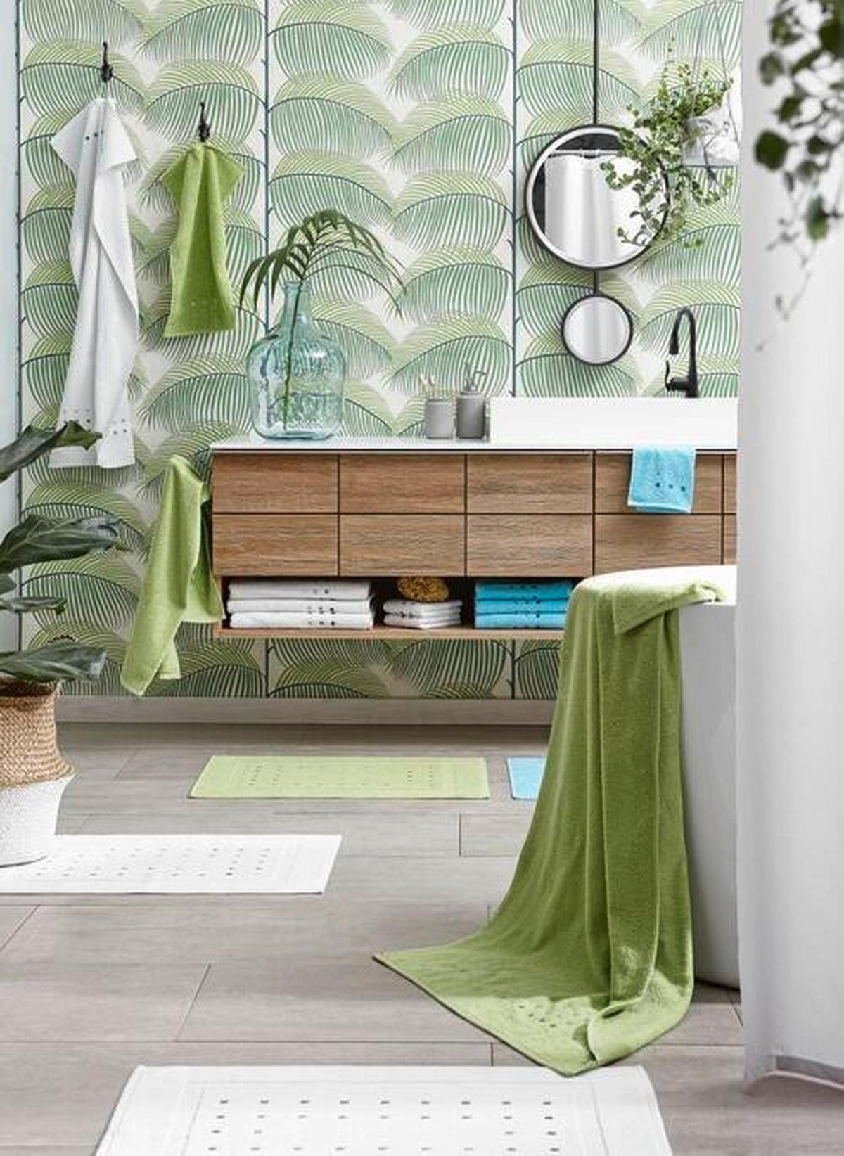 KOUPELNOVÁ PŘEDLOŽKA, 50/70 cm - béžová, Design, textil (50/70cm) - Esposa
