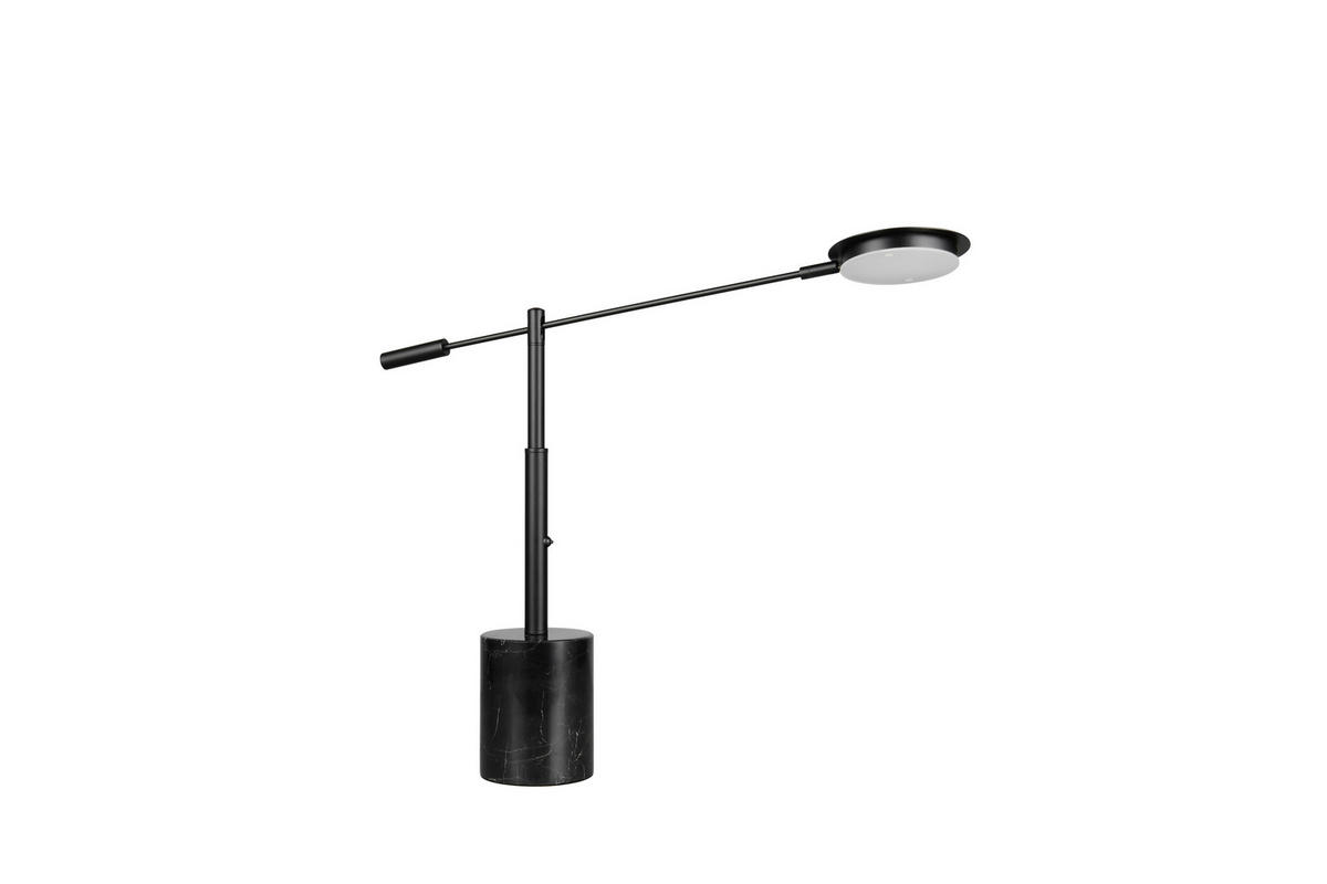 LED-TISCHLEUCHTE Fiore   - Schwarz, KONVENTIONELL, Stein/Metall (65/12/47cm) - Trio Leuchten