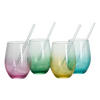 GLASSET Spritz Color Edition 4 delar  - klar/pink, Klassisk, glas (20/20/14cm) - Ritzenhoff Breker
