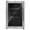 GETRÄNKEKÜHLSCHRANK 43/67,5/55,5 cm  - Edelstahlfarben, Basics, Glas/Metall (43/67,5/55,5cm) - CASO Design