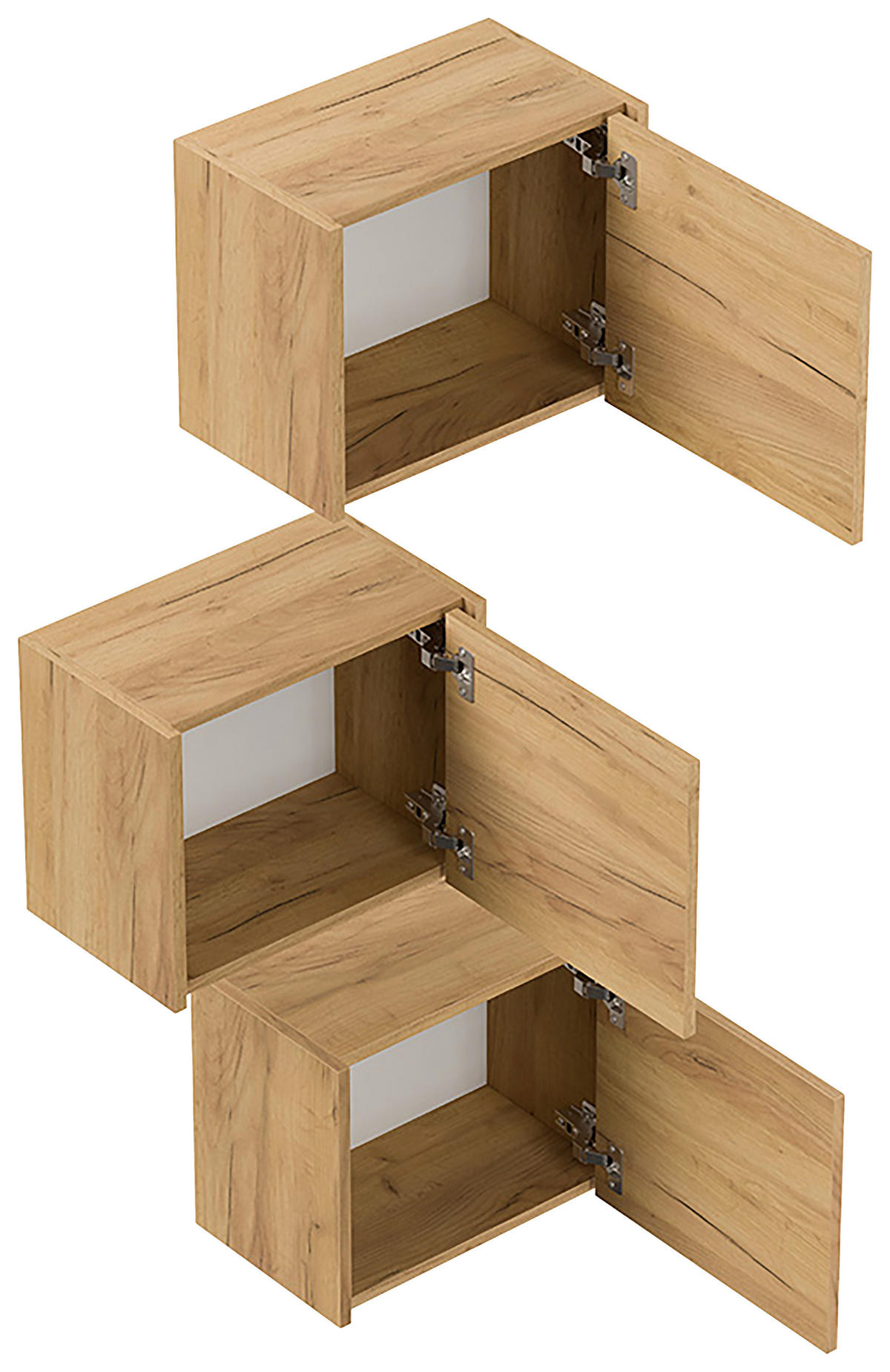 HÄNGESCHRANK  - Eichefarben, MODERN, Holzwerkstoff - MID.YOU