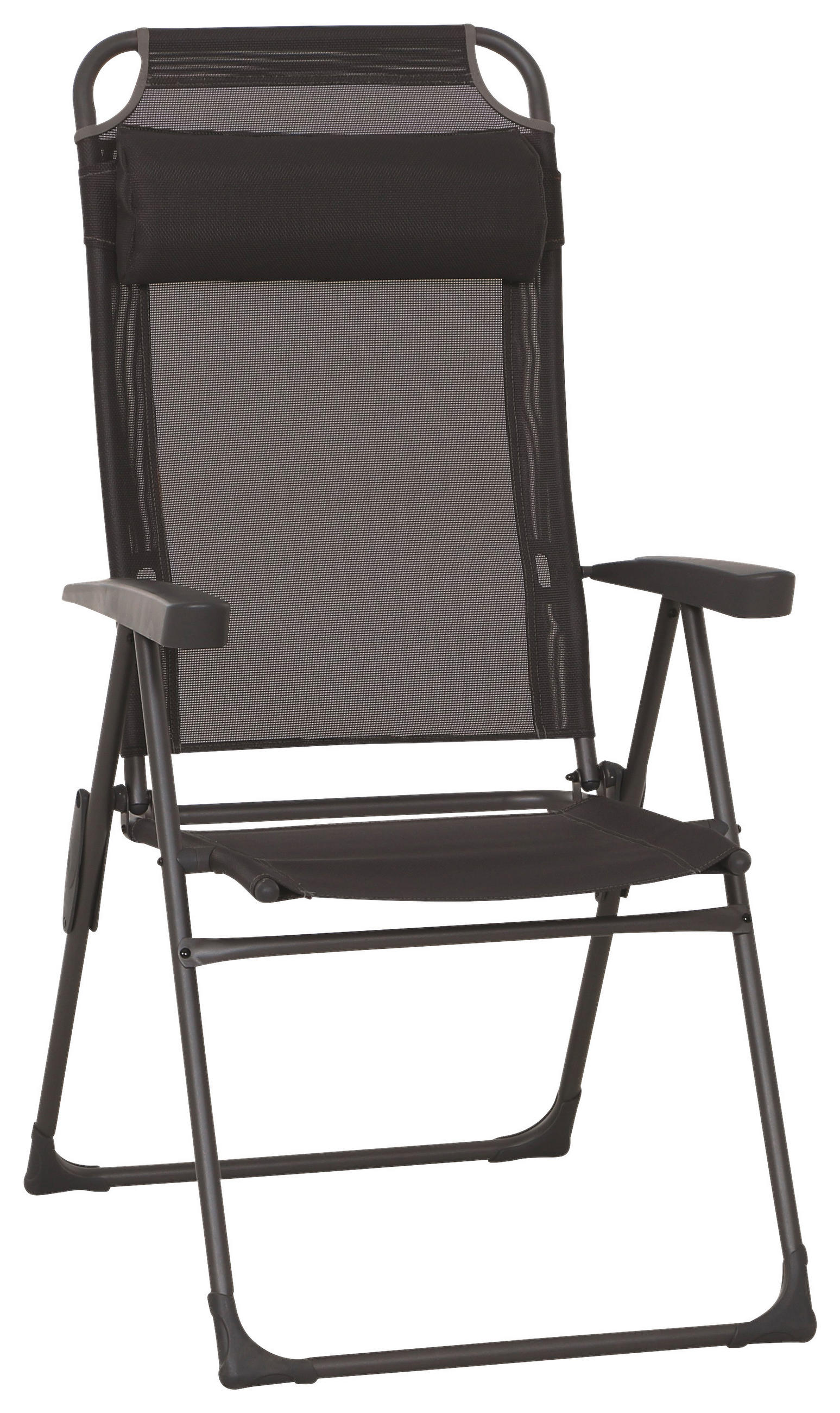 CAMPINGSESSEL - Anthrazit, KONVENTIONELL, Kunststoff/Textil (72/117/59cm) - Siena Garden