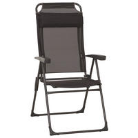 CAMPINGSESSEL - Anthrazit, KONVENTIONELL, Kunststoff/Textil (72/117/59cm) - Siena Garden