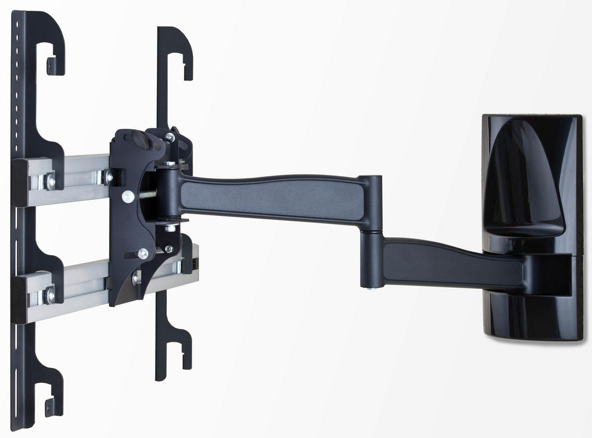 TV-WANDHALTER in Schwarz  - Schwarz, Konventionell, Metall (65/48/67cm) - MID.YOU