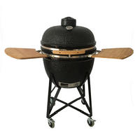 ŽAR NA OGLJE  KAMADO - črna, Konvencionalno, keramika (64/123cm) - Homeware Profession.