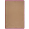 JUTETEPPICH 120/170 cm KIRA JUTE Rot, Naturfarben  - Rot/Naturfarben, KONVENTIONELL, Kunststoff/Textil (120/170cm)