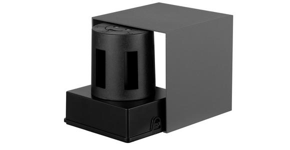 LED-WANDLEUCHTE Atlas 10/10/10 cm  - Dunkelgrau, Basics, Kunststoff/Metall (10/10/10cm) - Novel