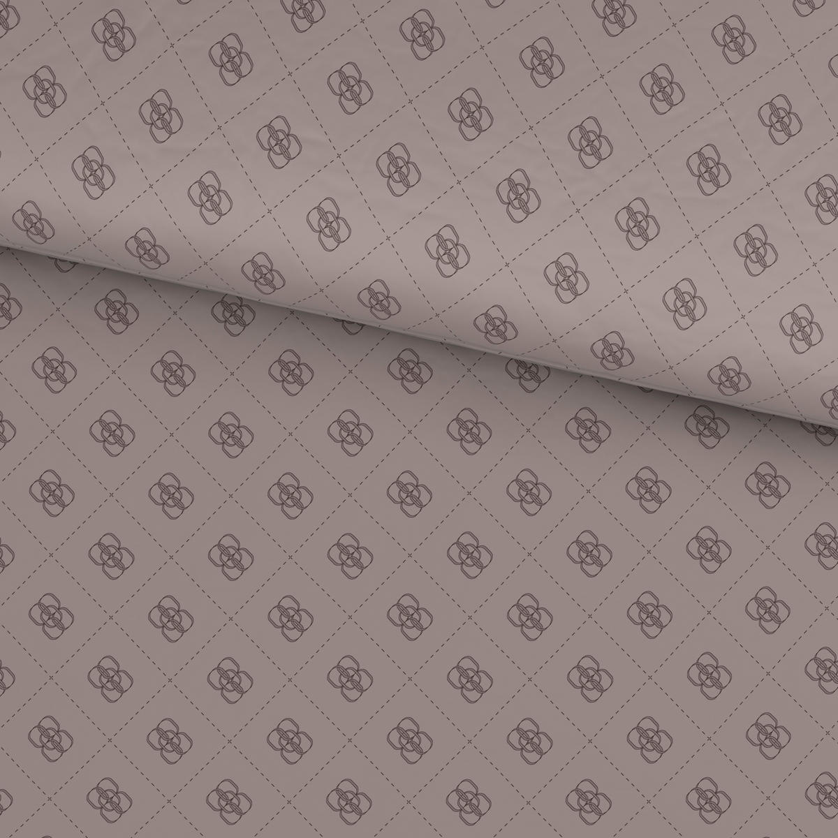 BETTWÄSCHE Satin 140/200 cm  - Taupe, Design, Textil (140/200cm) - Ambia Home