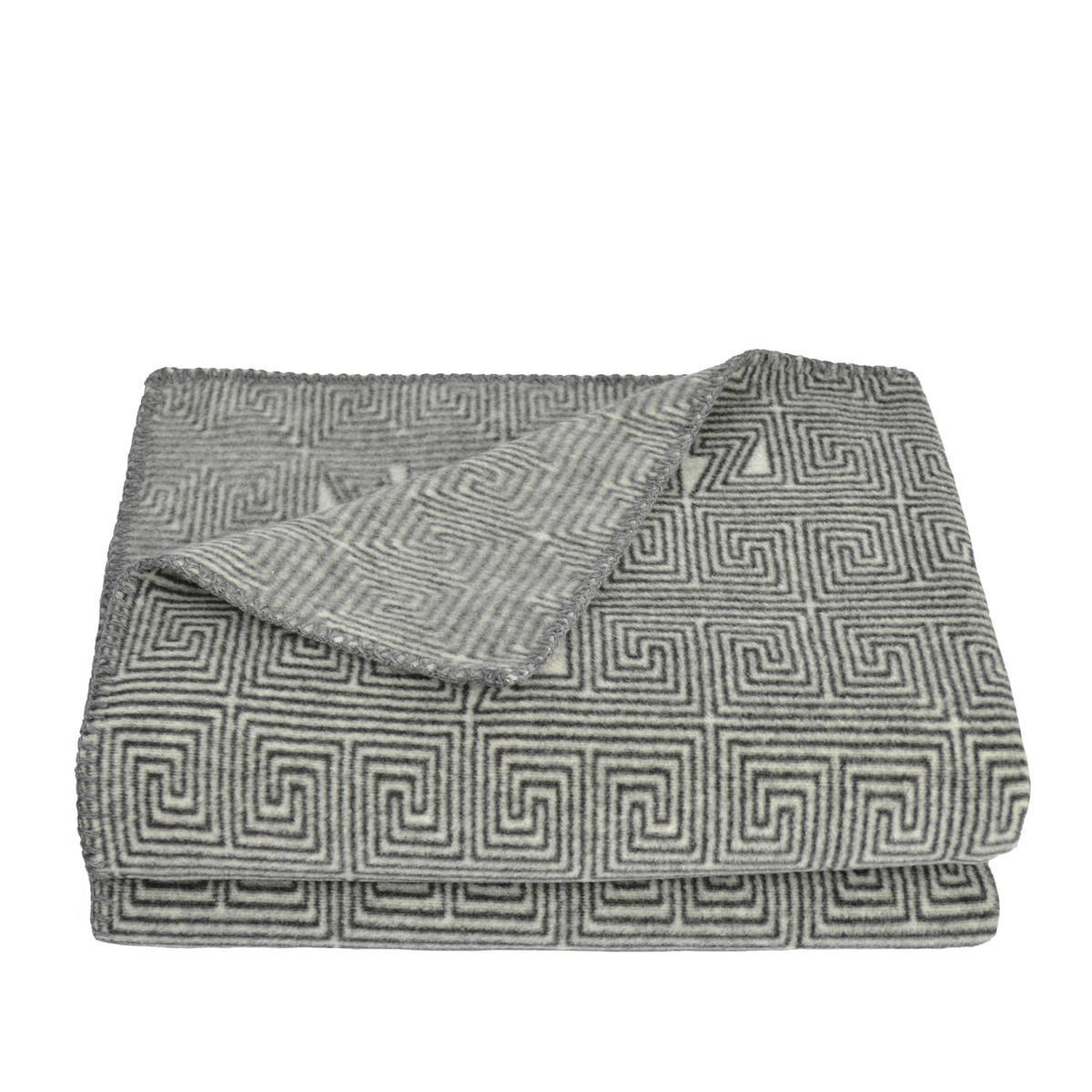 DEKORATIVNA ODEJA  SOFT-FLEECE-LEGACY  160/200 cm       siva, svetlo siva  - siva/svetlo siva, Basics, tekstil (160/200cm) - Zoeppritz
