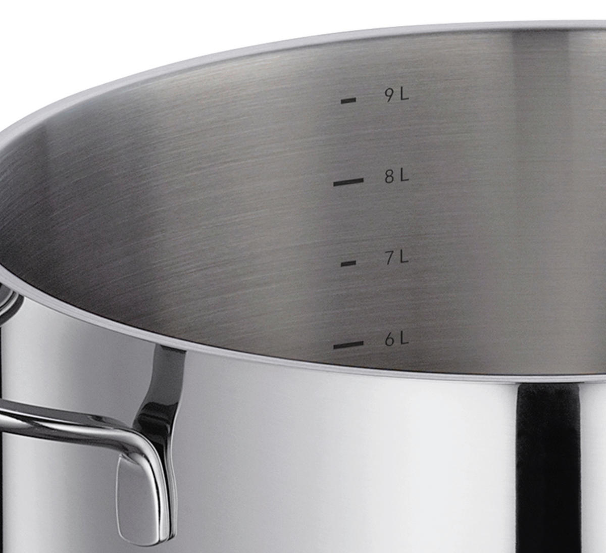 SUPPENTOPF CAPRI 10 L  - Edelstahlfarben/Transparent, Basics, Glas/Metall (26cm) - KÜCHENPROFI