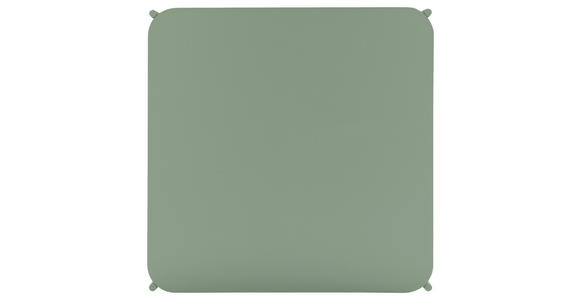 COUCHTISCH 60/60/40 cm quadratisch Grün  - Grün, Design, Metall (60/60/40cm) - Carryhome