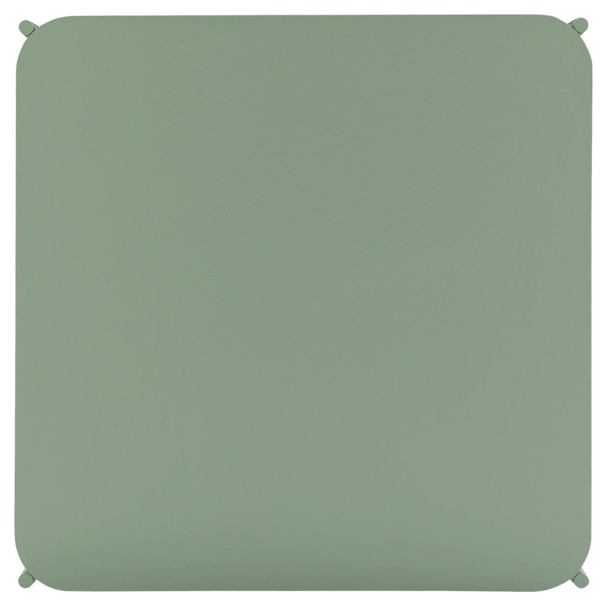 COUCHTISCH 60/60/40 cm quadratisch Grün  - Grün, Design, Metall (60/60/40cm) - Carryhome