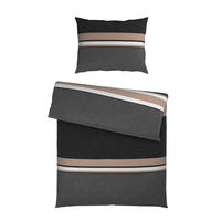 BETTWÄSCHE Mavie Satin 140/200 cm  - Grau, KONVENTIONELL, Textil (140/200cm) - Novel