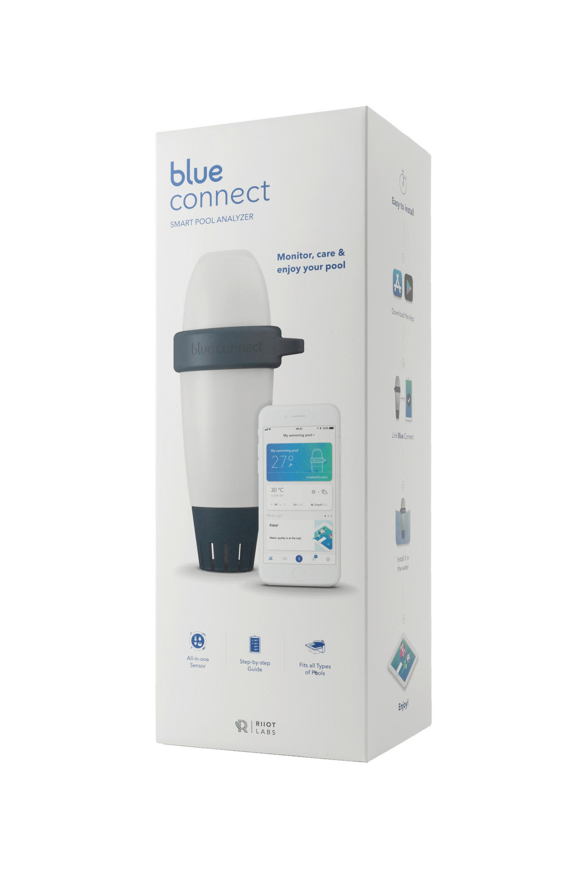 ANALYSEGERÄT BLUE CONNECT 2021  - KONVENTIONELL, Kunststoff (9,6/9,6/25cm) - Gre