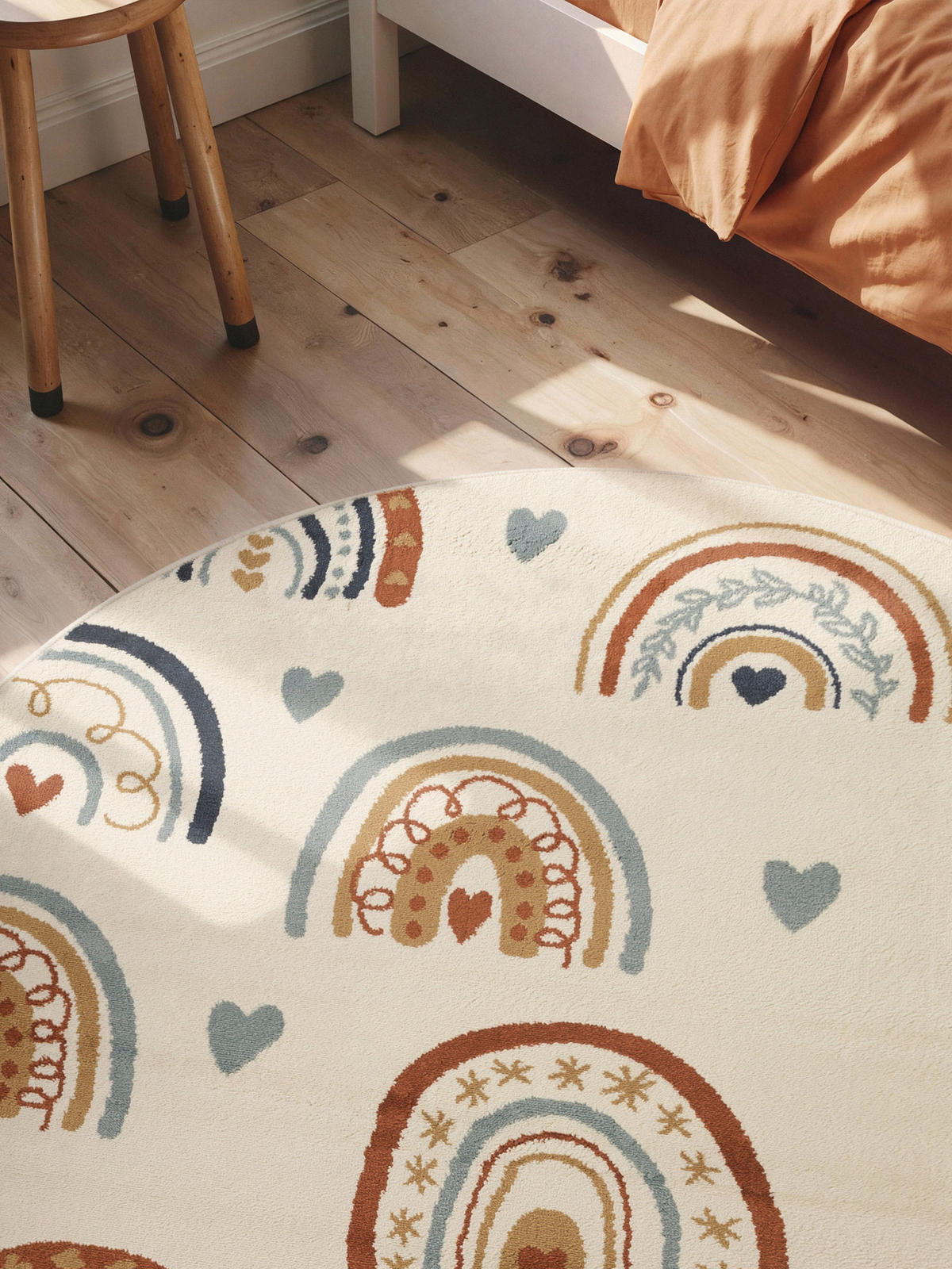 KINDERTEPPICH 160 cm Adventures Regenbogen  - Multicolor/Creme, Design, Kunststoff/Textil (160cm) - Hanse Home