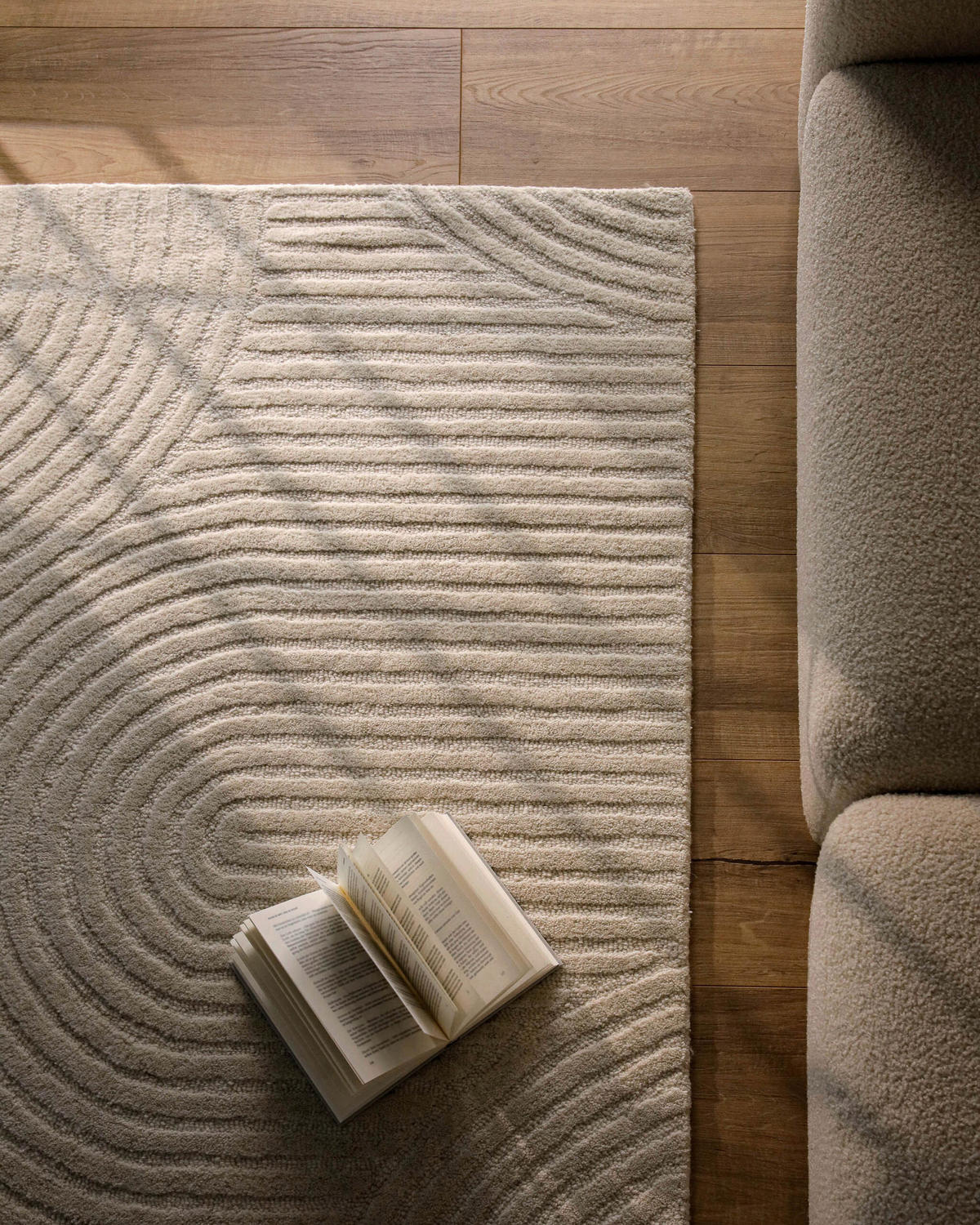 WEBTEPPICH Wohnzimmer 160/230 cm Malibu Creme rechteckig  - Creme, Design, Textil (160/230cm) - Esprit