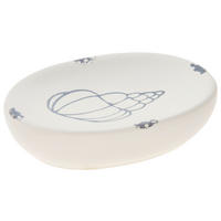 SEIFENSCHALE Keramik  - Blau/Weiß, Basics, Keramik (12/3/8,8cm) - Sadena