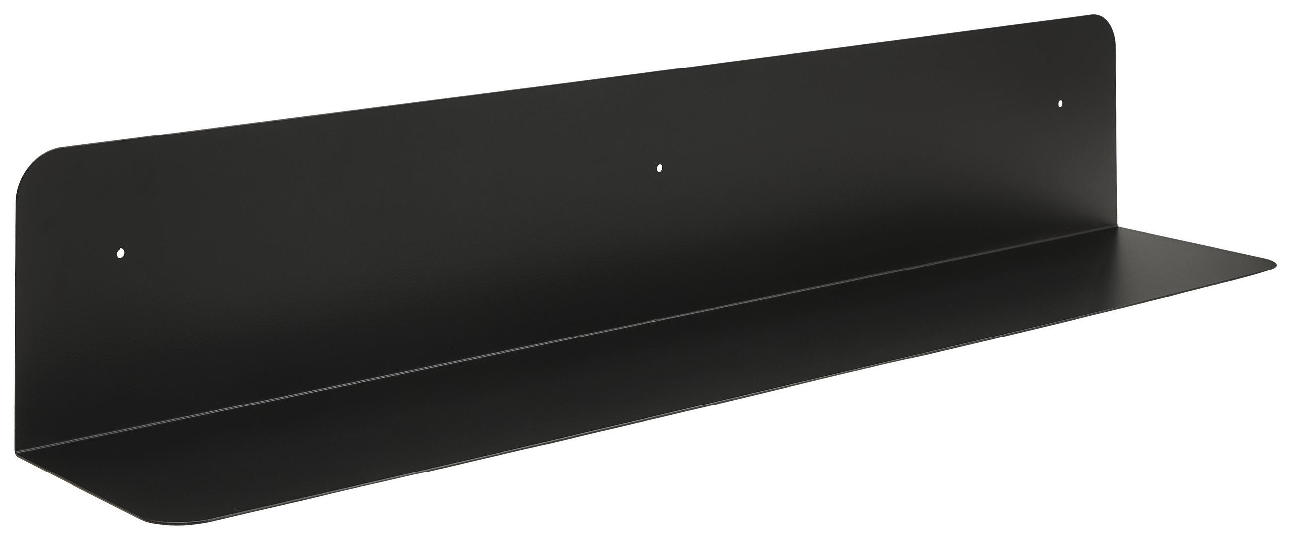 WANDBOARD Schwarz  - Schwarz, Design, Metall (100/18/18cm) - MID.YOU