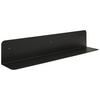 WANDBOARD Schwarz  - Schwarz, Design, Metall (100/18/18cm) - MID.YOU