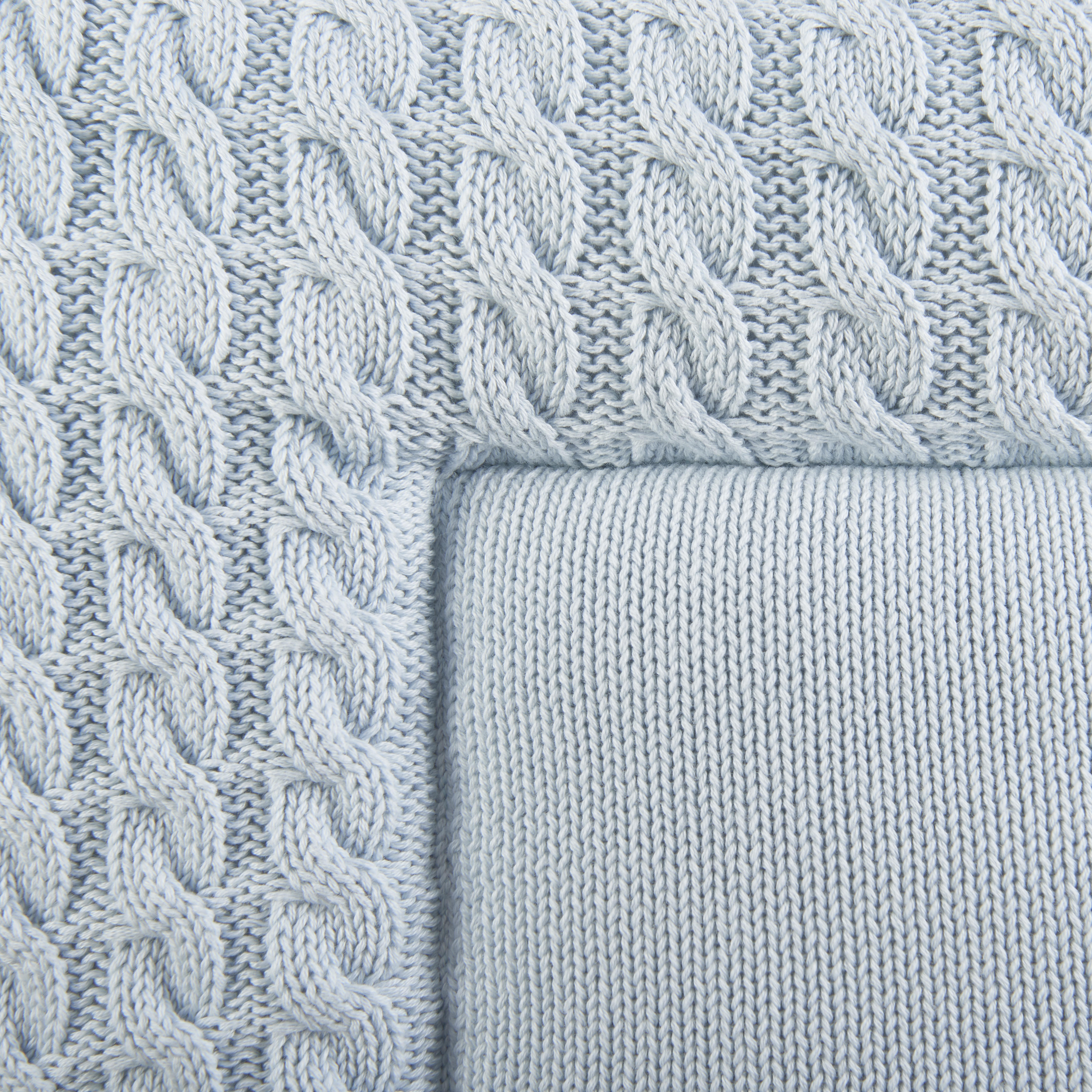 KRABBELDECKE - Hellblau, Design, Textil (73/93cm) - Patinio
