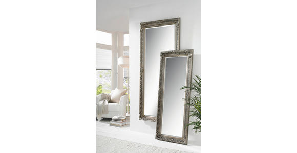 WANDSPIEGEL 60/160/6 cm    - Silberfarben, LIFESTYLE, Glas/Holz (60/160/6cm) - Landscape