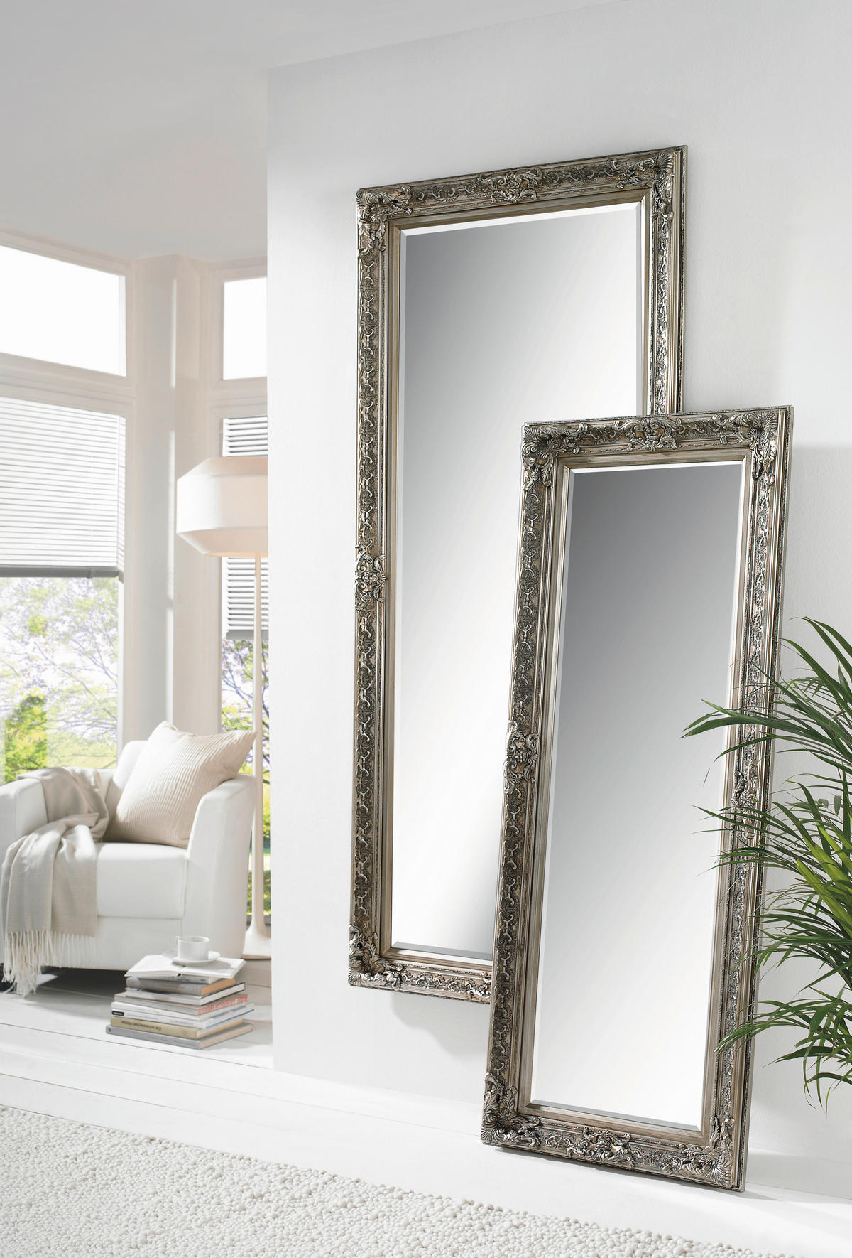 NÁSTĚNNÉ ZRCADLO 81/191/6,3 cm  - barvy stříbra, Lifestyle, dřevo/sklo (81/191/6,3cm) - Landscape