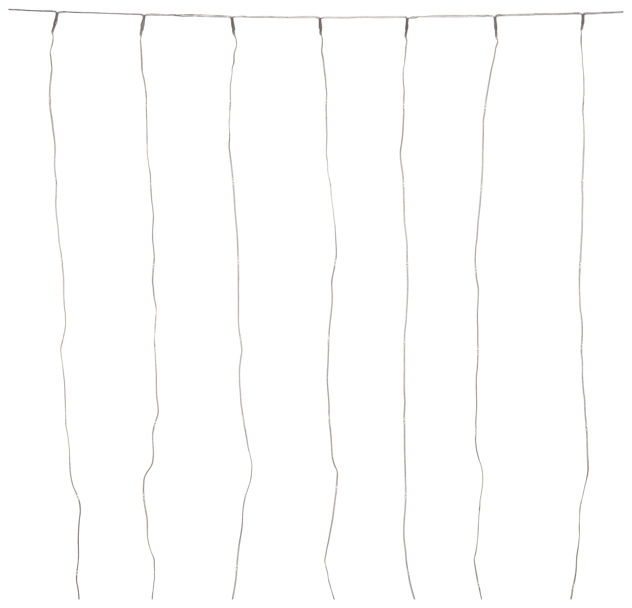 LICHTERKETTE 200 cm  - Transparent, Basics, Kunststoff/Metall (200cm)